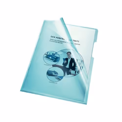 Bene 205000BL, 210 x 297 mm (A4), Bleu, Polyvinyl chloride (PVC), Gloss, Portrait, Supérieure et latérale