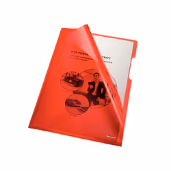 Bene 205000RT, 210 x 297 mm (A4), Rouge, Polyvinyl chloride (PVC), Gloss, Portrait, Supérieure et latérale
