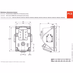 Informations techniques Autorisations, normes : EN 60947-3 Courant nominal : 32 A Indice de protection : IP44 Modèle (général ...