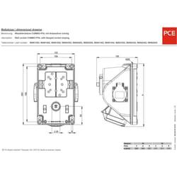 Pc Electric - Prise murale femelle cee 32 a 5 pôles pce 96062552 400 v 1 pc(s)