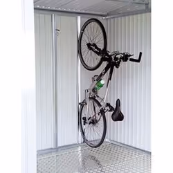 Biohort 49010, Porte-vélos pour abri de jardin, Argent, 1 pièce(s), Biohort, Europa, 40 mm