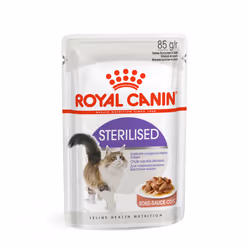Royal Canin Feline Sterilised in Sosse, Adulte, 85 g