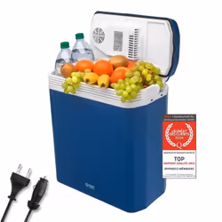 Glacière électrique - TZS FIRST AUSTRIA - Portable Voiture Camping - 20L - Bleu