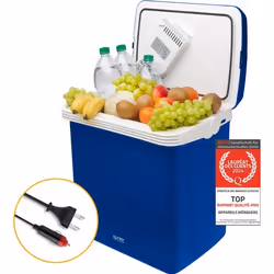 Glacire lectrique - TZS FIRST AUSTRIA - 32L - Portable Voiture Camping - Bleu