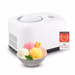 Sorbetière électrique Capacité 1L Crèmes glacées Sorbets - 100W - Turbine à glace Blanc