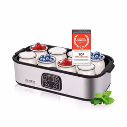 Yaourtière Electrique 8 Pots 190ml Ecran LCD Réglage de la Température [30W  8 pots de 190 ml]