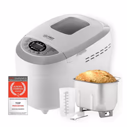 Machine à pain - 12 programmes 850W - le pain jusquà 1200gr - avec fonction minuterie - écran LCD