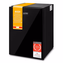 Mini Réfrigérateur Portable 40L Mini Frigo de Chambre ou Hôtel - Silencieux Réglages de Température Façade en verre