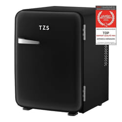 Mini Réfrigérateur Portable 40L Mini Frigo de Chambre ou Hôtel - Silencieux Réglages de Température Retro Noir