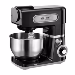 Robot Pâtissier professionnel 1500W Inox - Bol 6 L Kit pâtisserie complet - Mélangeur de cuisine Noir