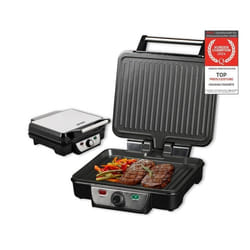 Barbecue de table - TZS First Austria - 1800W - Électrique - Acier inoxydable - Thermostat réglable