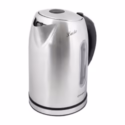 First Austria FA-5411-0, 1,7 L, 2200 W, Noir, Acier inoxydable, Acier inoxydable, Indicateur de niveau d'eau, Sans fil