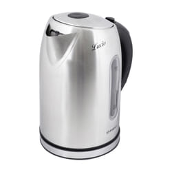 First Austria FA-5411-0 bouilloire 1,7 L 2200 W Noir, Acier inoxydable