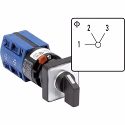 Informations techniques Angle de commutation : 2 x 60 ° Connexion (composants) : borne à enficher Couleur boîtier/bouton : gr ...