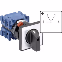 Informations techniques Fixation: fixation centrale 22 mm Informations techniques Angle de commutation : 3 x 60 ° Connexion ( ...