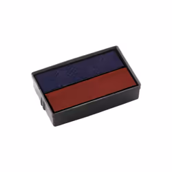 Colop E/10/2 Rep Pads Blue/Red PK2, Bleue / rouge, Noir, Plastique, 1 pièce(s), unisexe, Mini-Dater S 160, Mini-Dater S 160/L