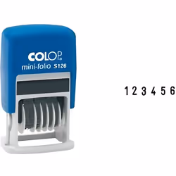 COLOP Tampon numéroteur Mini Dateur S126 6 ban…