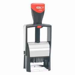 Colop Classic 2106, Auto-encreur, Tampon dateur, 4 x 22 mm, Noir, Rouge, Blanc, Métal, Plastique, Noir