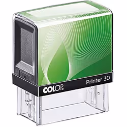 Tampon - COLOP - Printer 30 - Blanc - Bleu - Idéal pour un usage quotidien