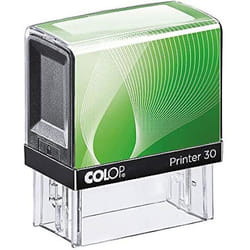 Tampon - COLOP - Printer 30 - Blanc - Bleu - Idéal pour un usage quotidien