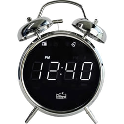 Silva Schneider - urw 240 Radio-réveil fm, usb fonction réveil noir-chrome A759252