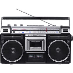 Silva Schneider - Radiocassette pcr 1980 fm, am, ondes courtes (oc) Cassette, Bluetooth, usb, fm, mf, hf fonction enregistrement, avec microphone