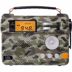 enquête FM/MW/kW, batterie haute puissance, batterie, camouflage description Radio : RADIO FM/MW/KW Réglage analogique/numéri ...