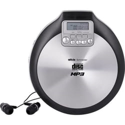 Lecteur CD portable - Silva Schneider - MCD 50 - FM - Noir - CD CD-R CD-RW MP3