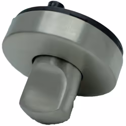 Poignée de porte en inox brossé Vendues par paire ! Longueur de la poignée 135 mm Dimensions des rosaces : Ø 52 mm Fixation v ...