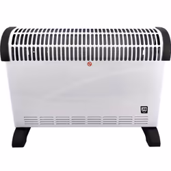 SHE SHX08TKV2000, Chauffage électrique à convecteur, Intérieure, Sol, Noir, Blanc, Boutons, Rotatif, 2000 W