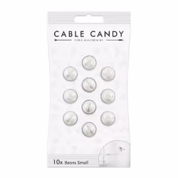 CABLE CANDY 49.CC015, Support de câbles, Bureau, Blanc