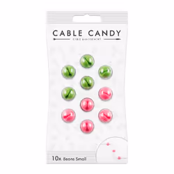 CABLE CANDY 49.CC016, Support de câbles, Bureau, Vert, Rose