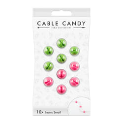 CABLE CANDY 49.CC016 range-câbles Bureau Support de câbles Vert, Rose 10 pièce(s)