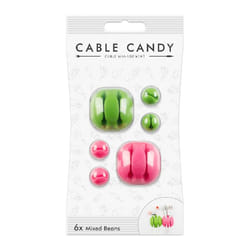 CABLE CANDY 49.CC023 range-câbles Bureau Support de câbles Vert, Rose 6 pièce(s)