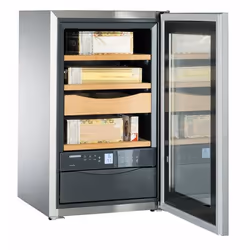 Liebherr ZKES 453, Acier inoxydable, Verre, Acier inoxydable, Bois, 16 - 20 °C, 478 mm, 425 mm, 612 mm