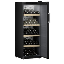 Liebherr WSbli 5031-20 Pose libre Noir, Acier inoxydable 196 bouteille(s)