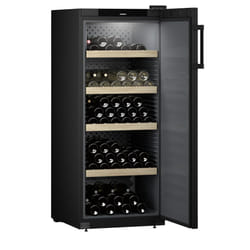 Liebherr WSbl 4601-20 Pose libre Anthracite, Noir 166 bouteille(s)