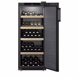 Liebherr WSbl 4601-20 Pose libre Anthracite, Noir 166 bouteille(s)