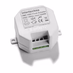 intertechno CMR-1000, Blanc, 230 V, 50 Hz, 52 mm, 30 mm, 52 mm