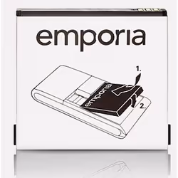 Emporia 1020mAh Li-Ion, Batterie, Noir, Lithium-Ion (Li-Ion), 1020 mAh, 3,7 V, Emporia Glam