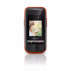 Emporia ONE Noir, Rouge Téléphone pour seniors