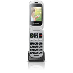 Emporia ONE Gris, Argent Téléphone pour seniors