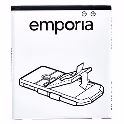 Emporia AK-S3-BC, Batterie, Emporia, SMART.3, Noir, Blanc, Lithium-Ion (Li-Ion), 2500 mAh