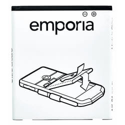 Emporia AK-S3-BC pièce de rechange de téléphones mobiles Batterie Noir, Blanc