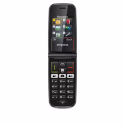 Emporia ACTIVEglam Noir Téléphone pour seniors