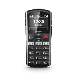 Emporia SiMPLiCiTY Noir, Argent Téléphone pour seniors