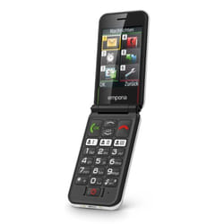 Emporia SIMPLICITYglam Noir, Blanc Téléphone pour seniors