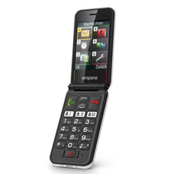 Emporia SIMPLICITYglam. Noir, Blanc Téléphone pour seniors