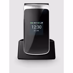 Emporia TOUCHsmart.2, Clapet, SIM unique, 8,25 cm (3.25"), 8 MP, 1400 mAh, Noir