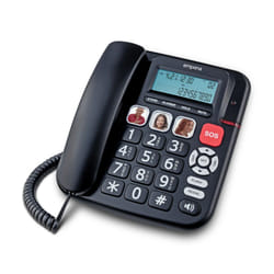 Emporia KFT20 téléphone Téléphone analogique Identification de l'appelant Noir